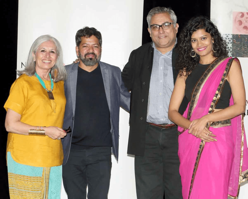 Aroon Shivdansai, Executive and Artistic Director, IAAC, Bardroy Baretto, director, Aseem Chhabra, NYIFF festival director, Palomi Ghosh, lead actress Photo:-Jay mandal/On Assignment