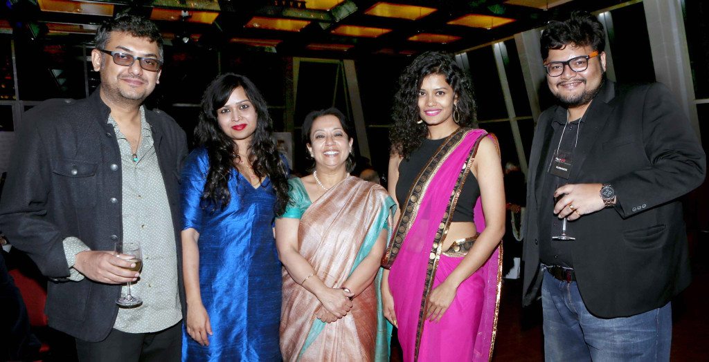 From left, Filmmaker, Spandan Banerjee, story & screen play writer, Rupleen Bose, Consul general of India to New York, Amb Riva Ganguly Das, Actress Palomi Ghosh and Film Director Pratim D Gupta at 2016 New York Indian Film Festival (NYIFF) in New York. Photo:-Jay Mandal/On Assignment