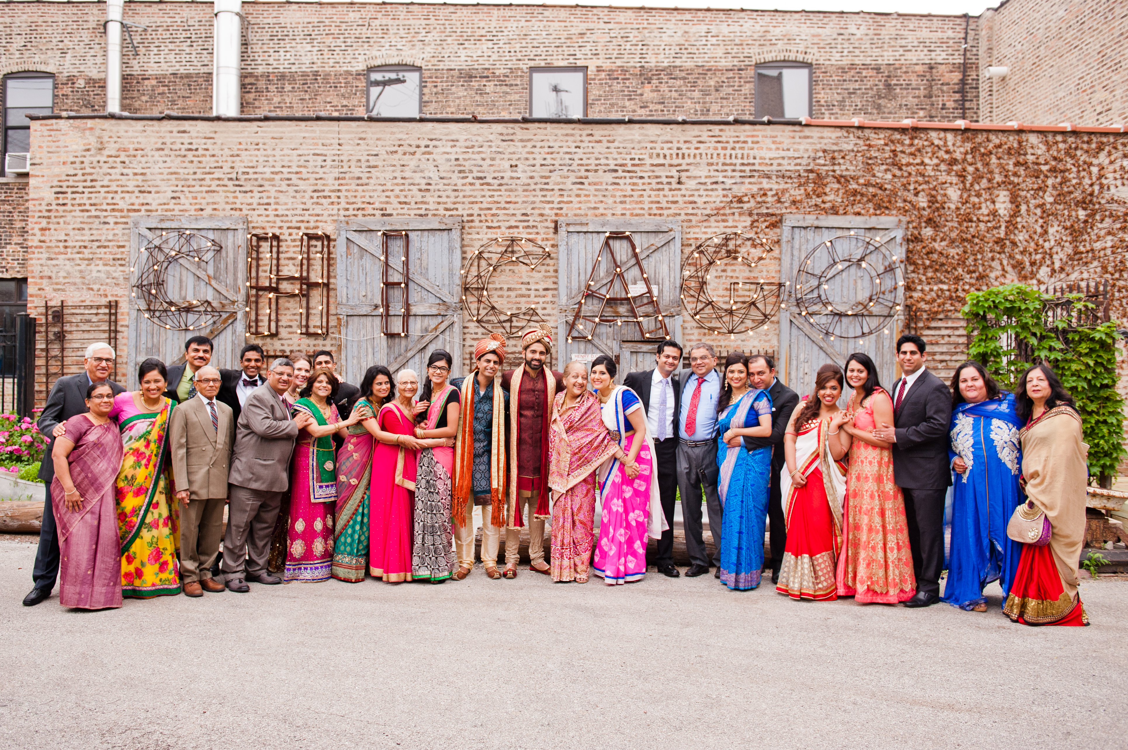 The Big Fat Indian Wedding! Friends and family celebrate.#Gaypride
