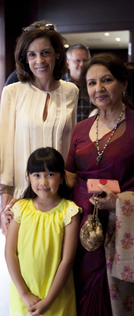 Sharmila Tagore with Kelly and Mia Tagore