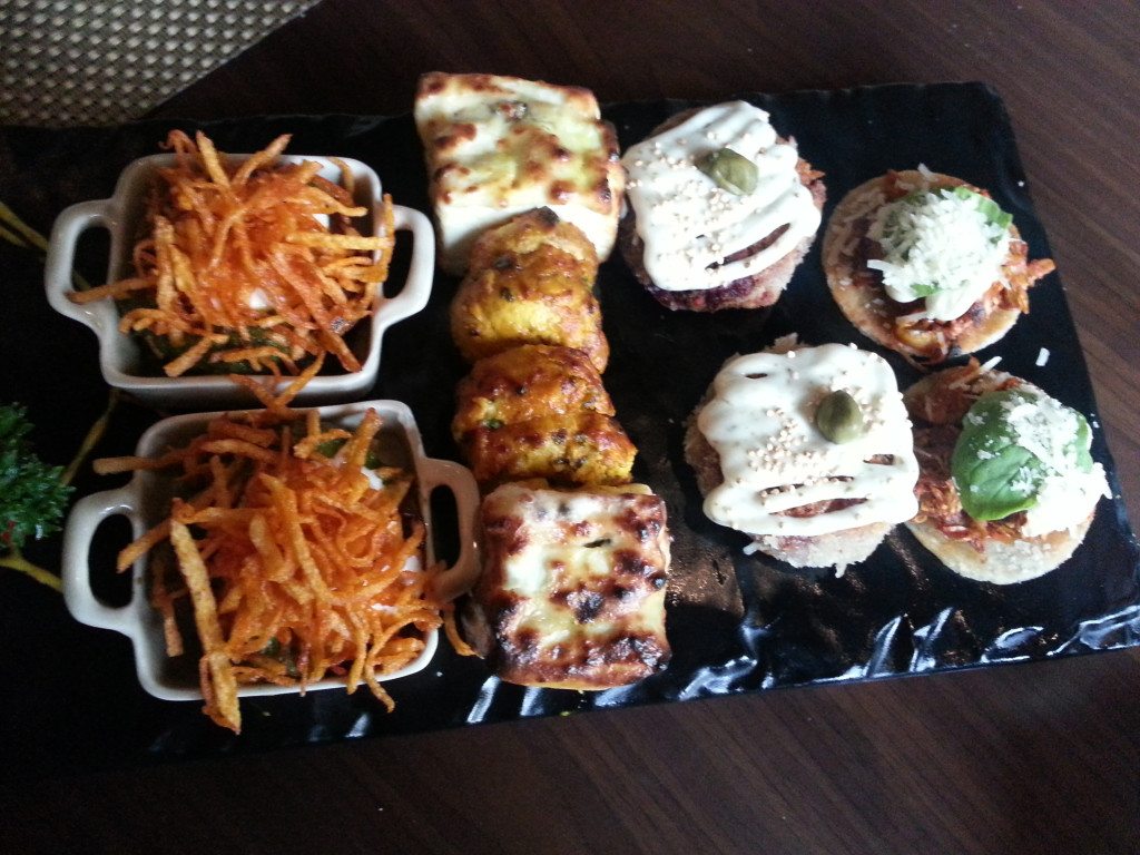 Vegetarian appetizers at Masala House 