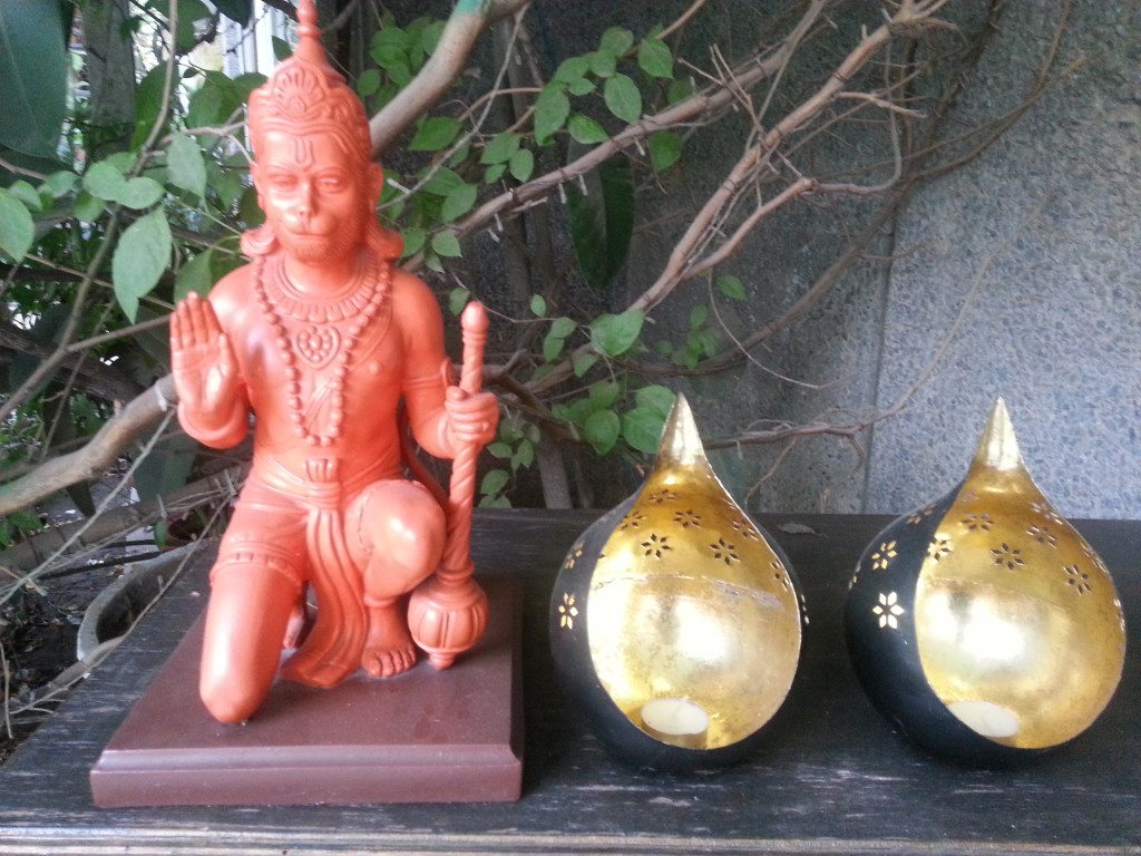  Hanuman shrine in a private garden