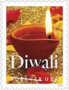 The Forever Stamp issued for Diwali