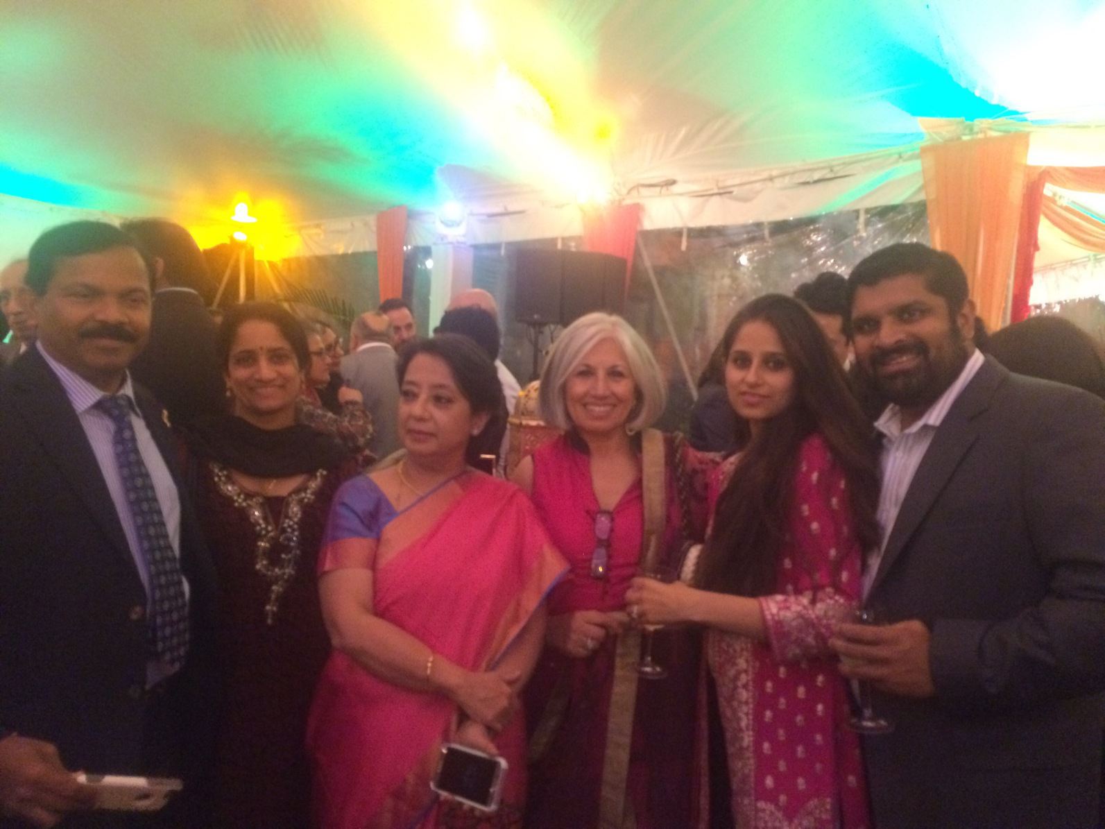 Ambassador Riwa Das Ganguly with guests