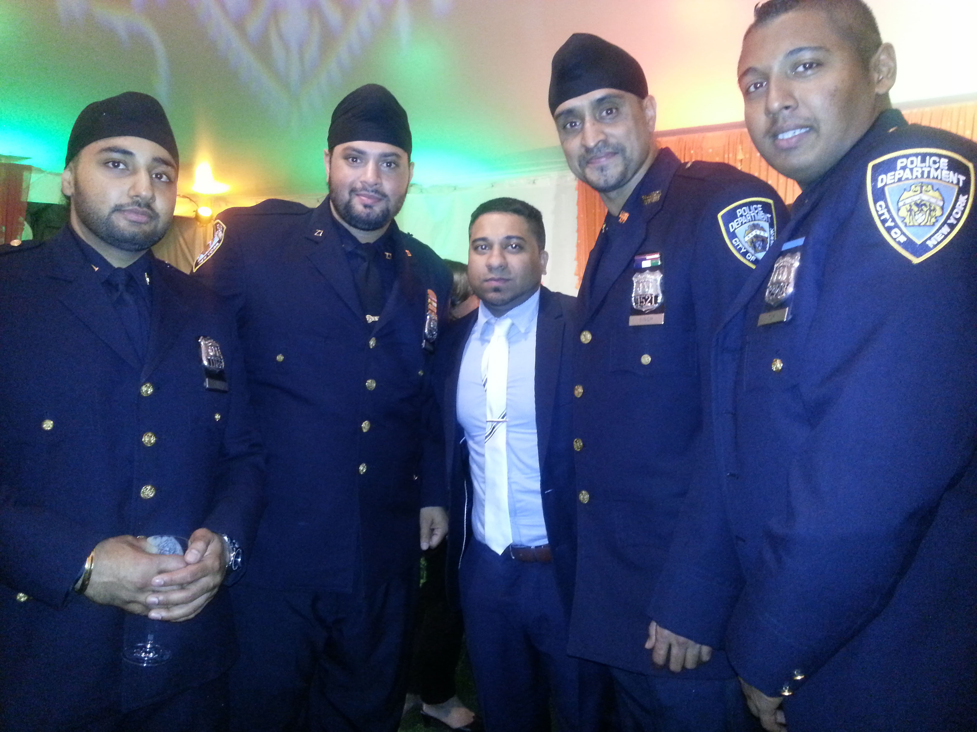 Indian-Americans in the NYPD (Photo: Lavina Melwani)