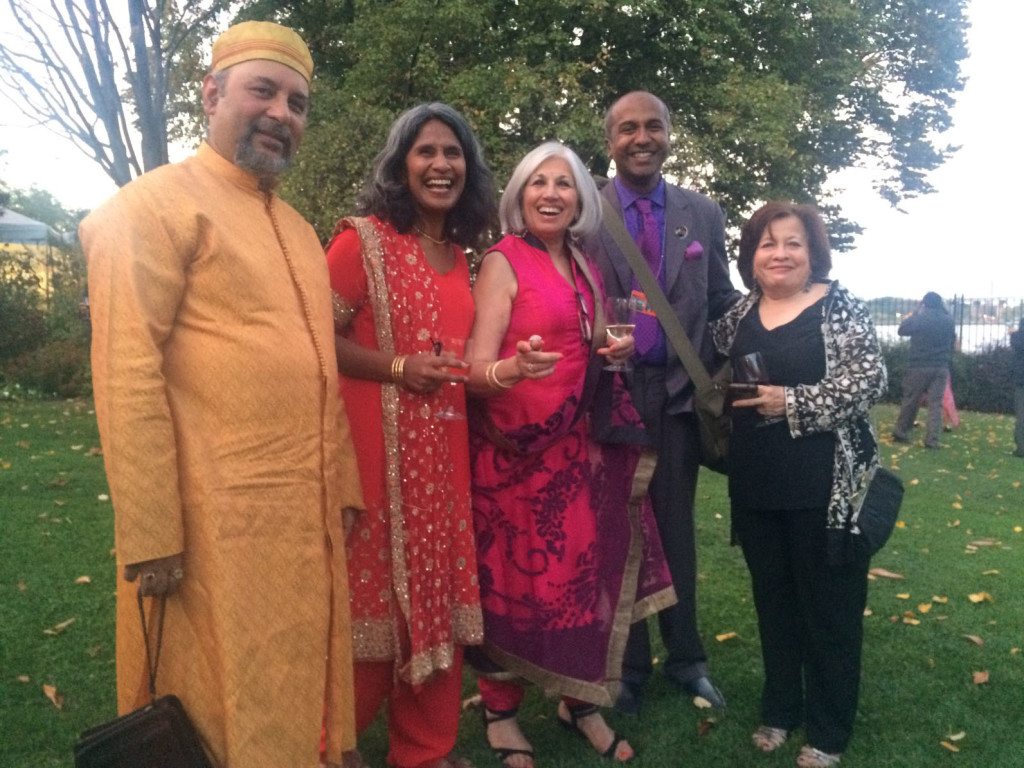 Samir Chatterjee, Sunita Vishwanath, Aroon Shivdasani, Sree Sreenivasan & Lavina Melwani