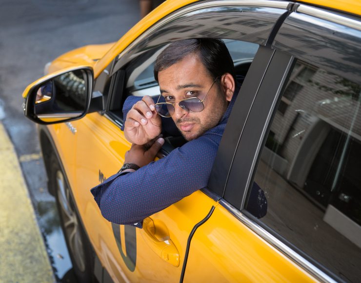 New York taxi driver Zaib