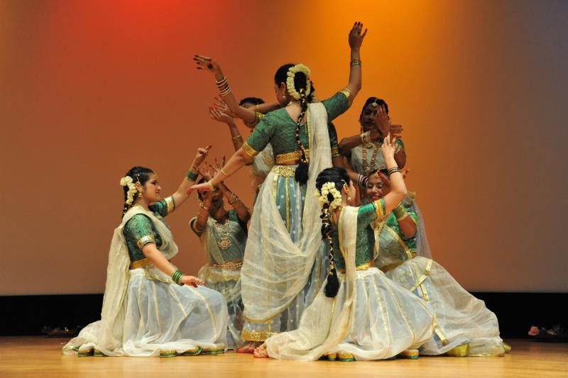 A performance by the East-West School of Dance in celebration of Diwali, the annual Indian Festival of Lights. Photograph by Don Pollard © The Metropolitan Museum of Art