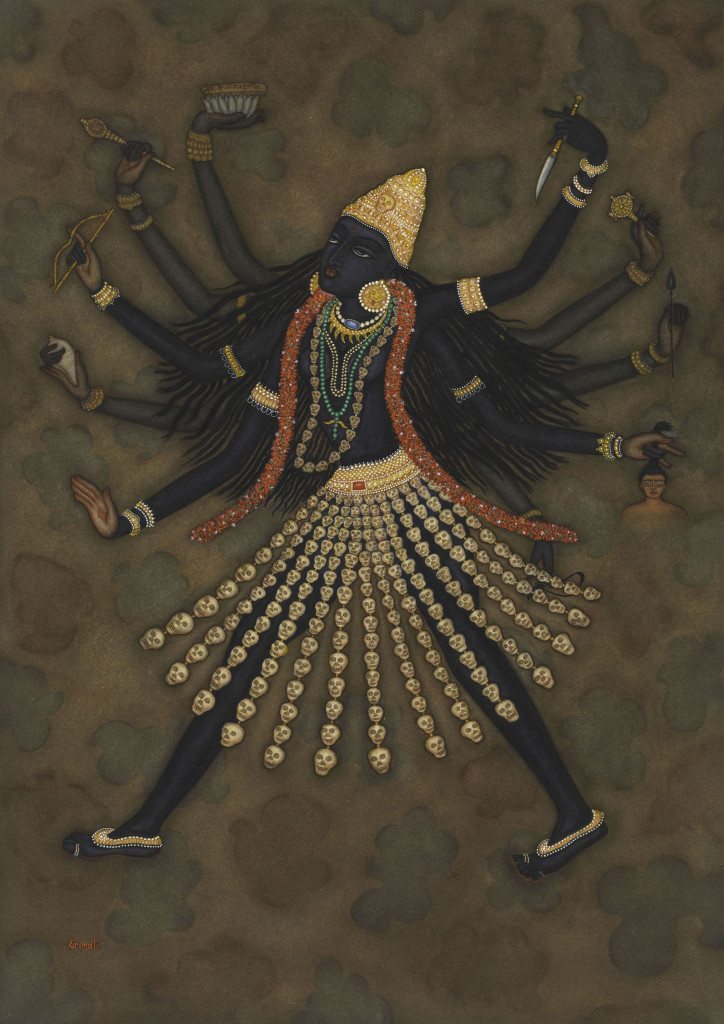 Y.G. Srimati, Indian, 1926 – 2007 Mahakali New York, 1980 Watercolor on paper 29 ¼ in. x 21 7/8 in. The Metropolitan Museum of Art, New York, Gift of Michael Pellettieri, in memory of Y.G. Srimati, 2009 (2009.211) Photo: © 2009 M. Pellettieri 