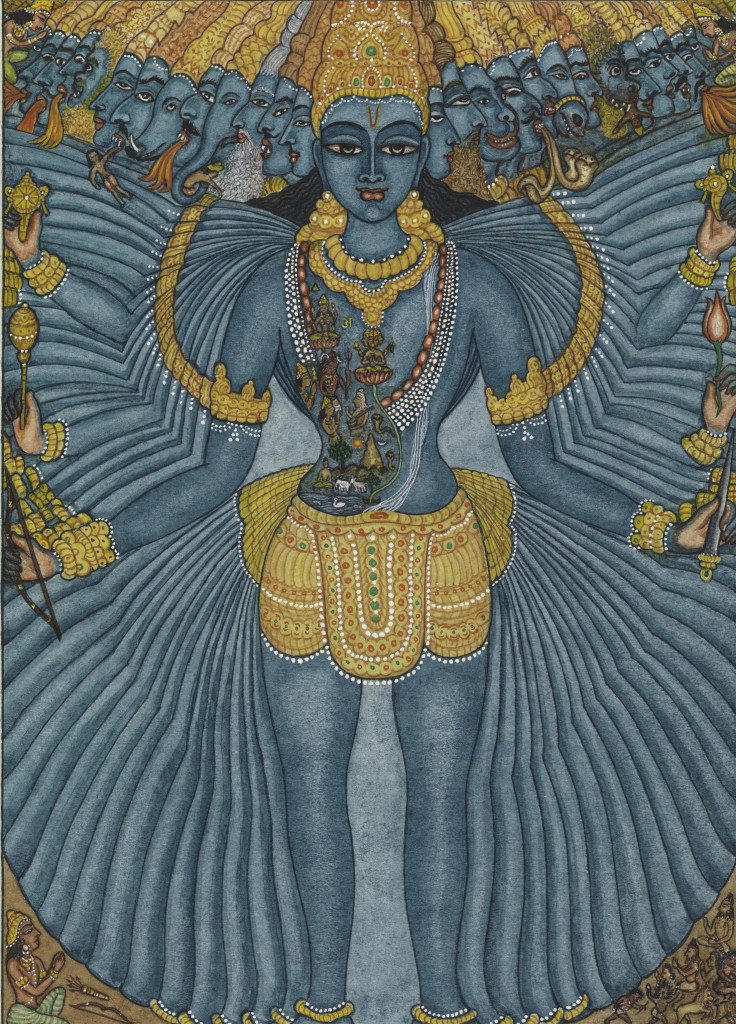 Vishvarupa Chennai, 1961 Watercolor on paper 7 in. x 5 in. Lent by Michael Pellettieri Photo: © 1964 George Macy Co. Limited Editions Club