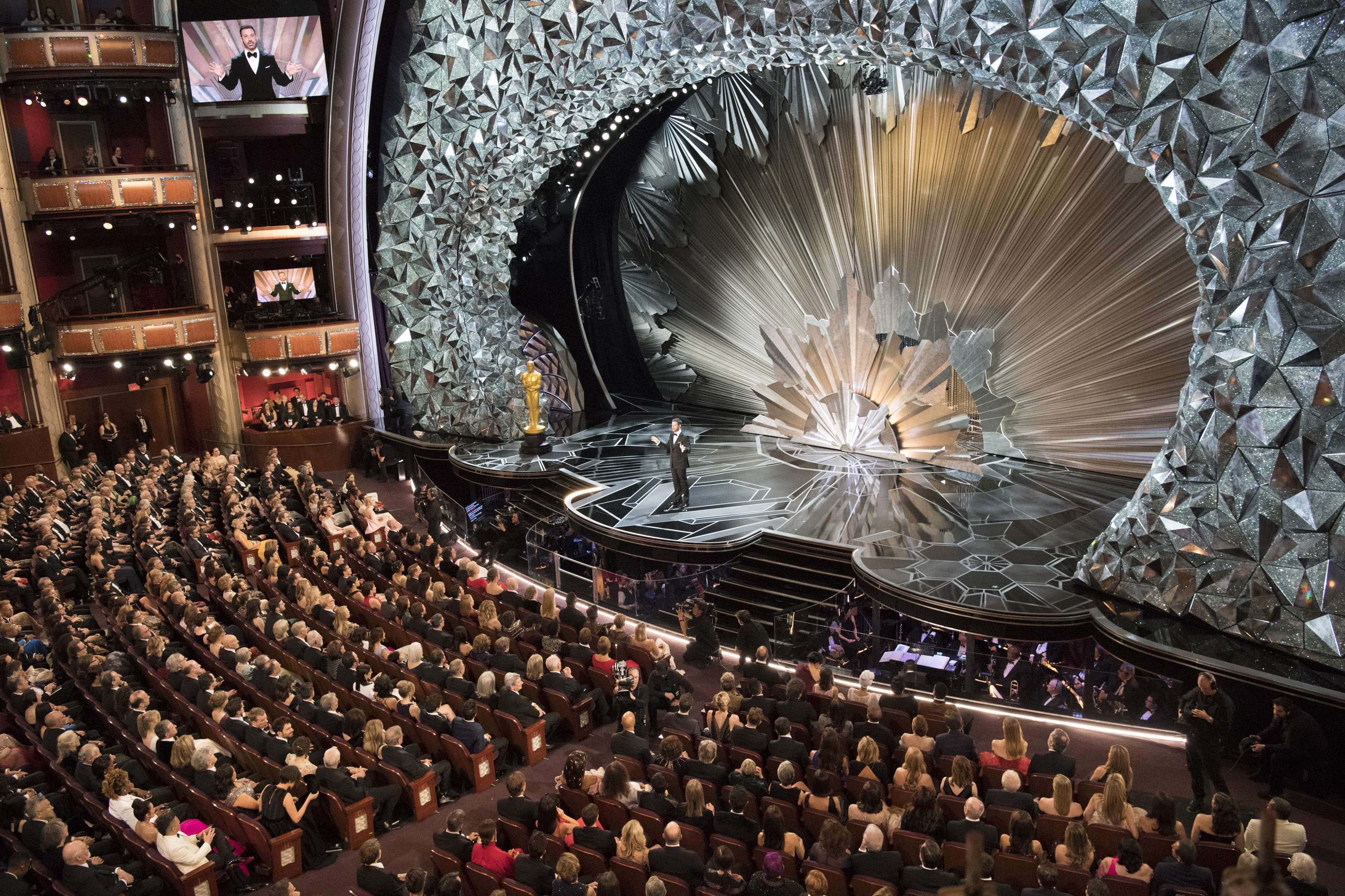 THE OSCARS(r) - The 90th Oscars(r) broadcasts live on Oscar(r) SUNDAY, MARCH 4, 2018, at the Dolby Theatre® at Hollywood & Highland Center® in Hollywood, on the ABC Television Network. (ABC/Ed Herrera) JIMMY KIMMEL