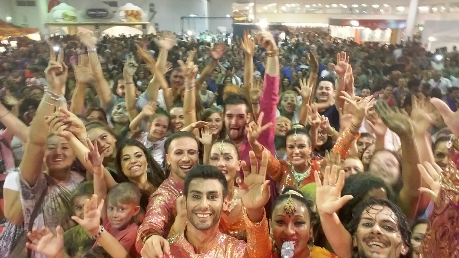 Ambili Abraham's Bollywood dance students