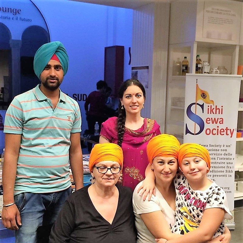 Members of the Sikhi Sewa Society