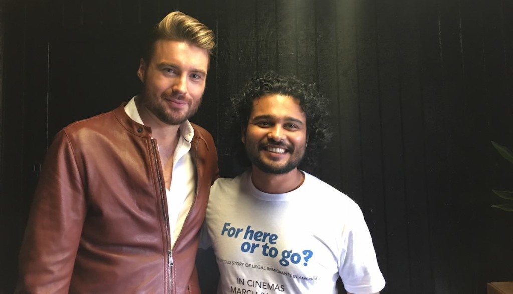 Mashable CEO Pete Cashmore with Rishi Bhilawadikar