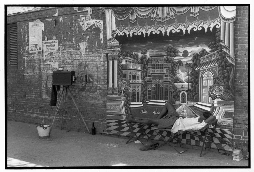 INDIA. Delhi. 1966. Street photographer in the old city.