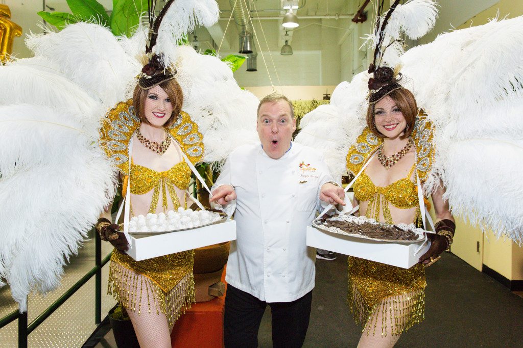 Jacques Torres at the opening of the Chocolate Museum in Soho