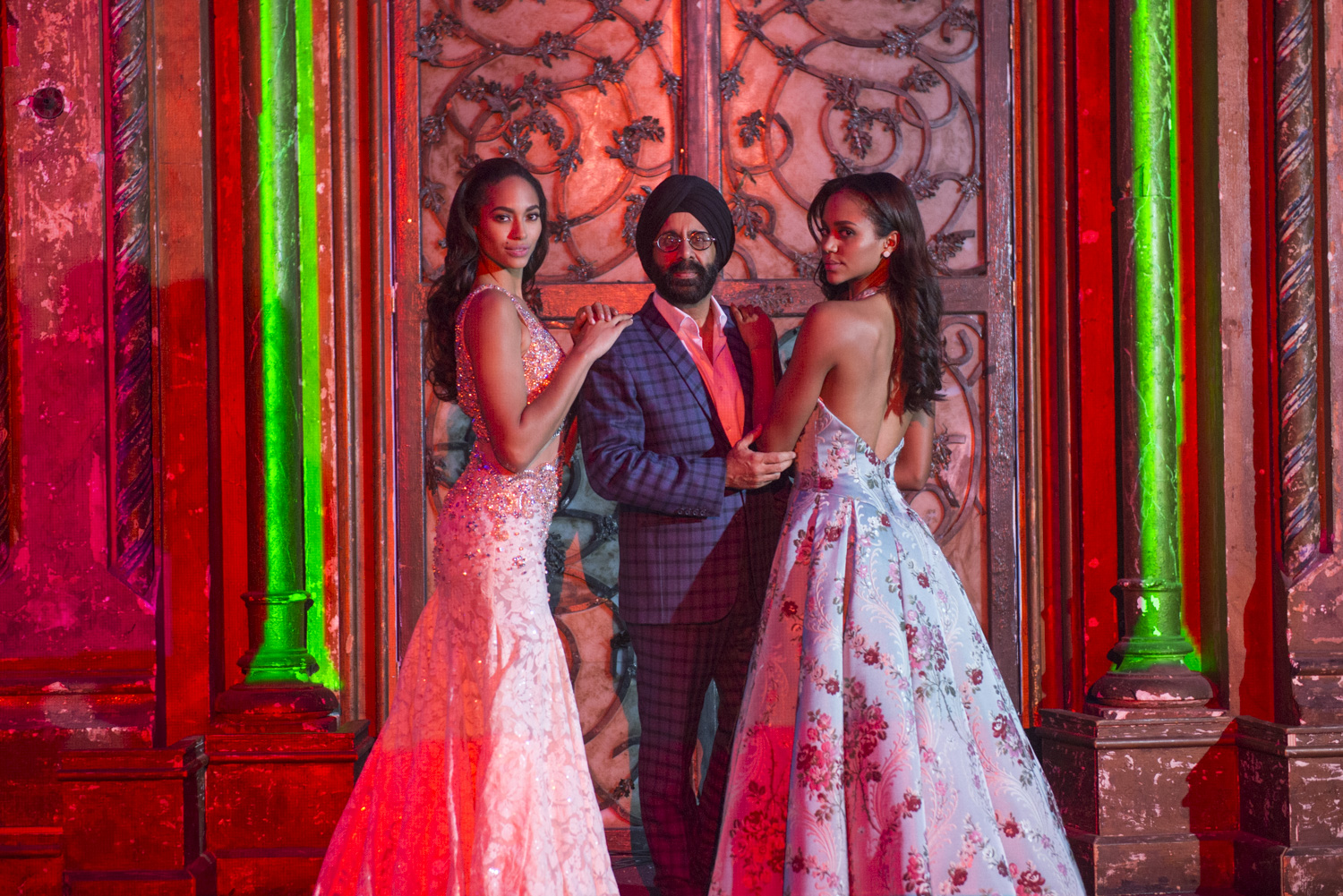 Mac Duggal with models