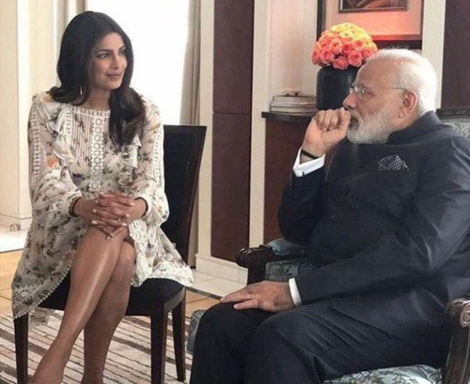 Priyanka Chopra and PM Modi
