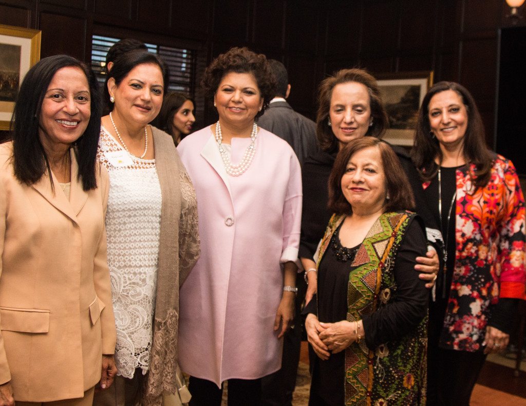 Chandrika Tandon with CHI board members