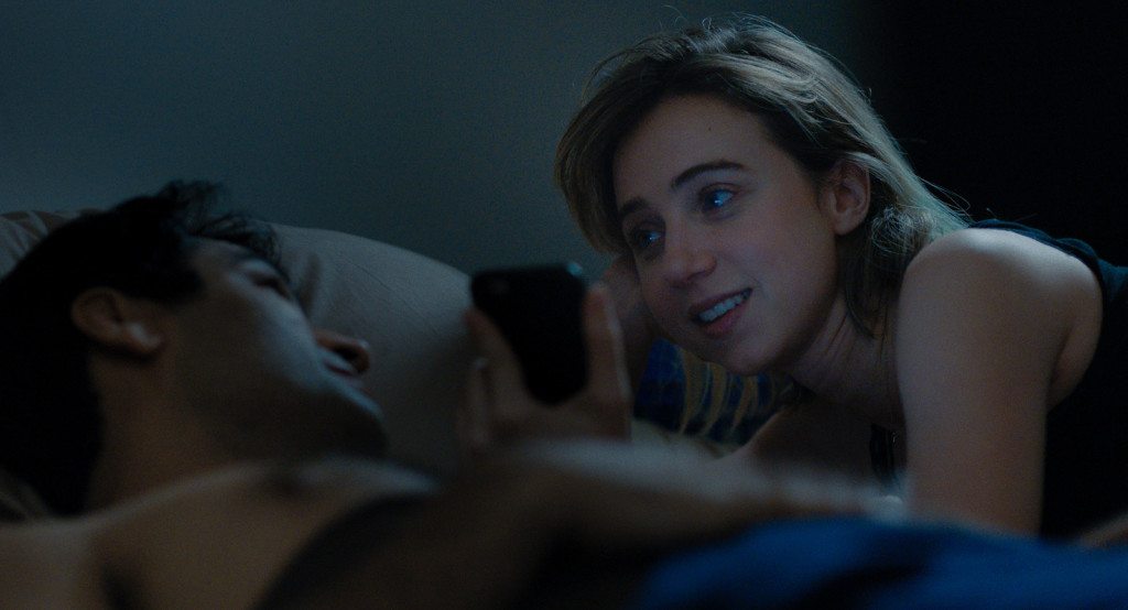 Kumail Nanjiani and Zoe Kazan in 'The Big Sick'