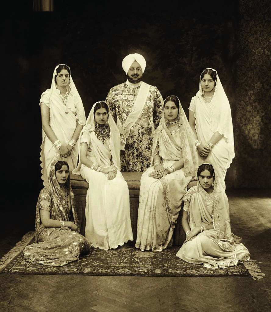 The Maharaja and his family