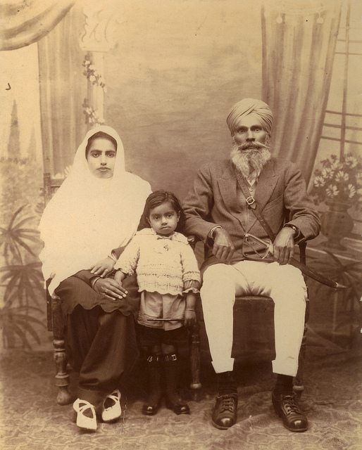 Boota Singh Bal with daughter and grand-daughter
