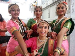 Dressed to dance for Ganesha for Ganesh Chaturthi