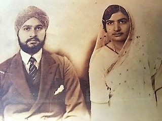 Sardar Jagjit Singh and Ravel Kaur in 1934
