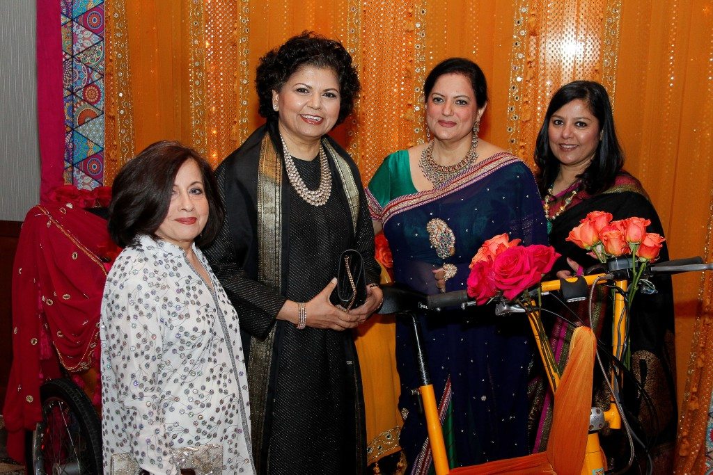 Chandrika Tandon, Kavita Lund & Sagorica Rudraat CHI Gala