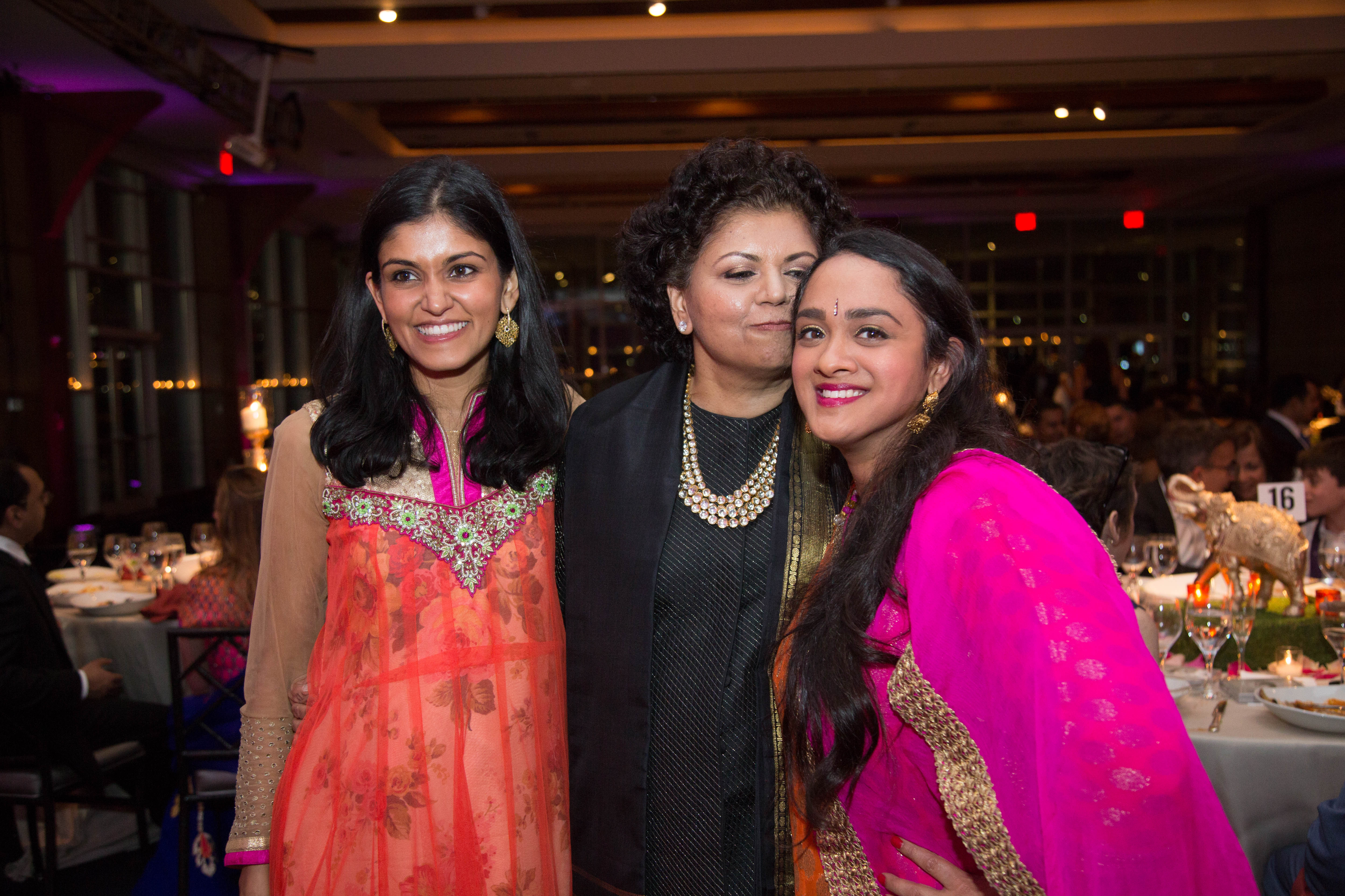 Lita and Chandrika Tandon with Anisha Nagarajan