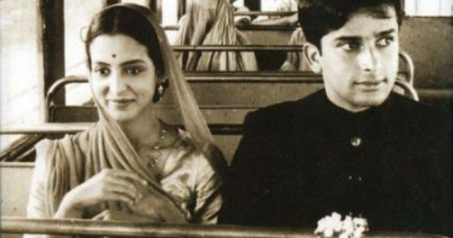 Shashi Kapoor and Leela Naidu in The Householder