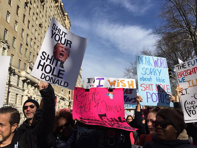 New placaards in the march this year