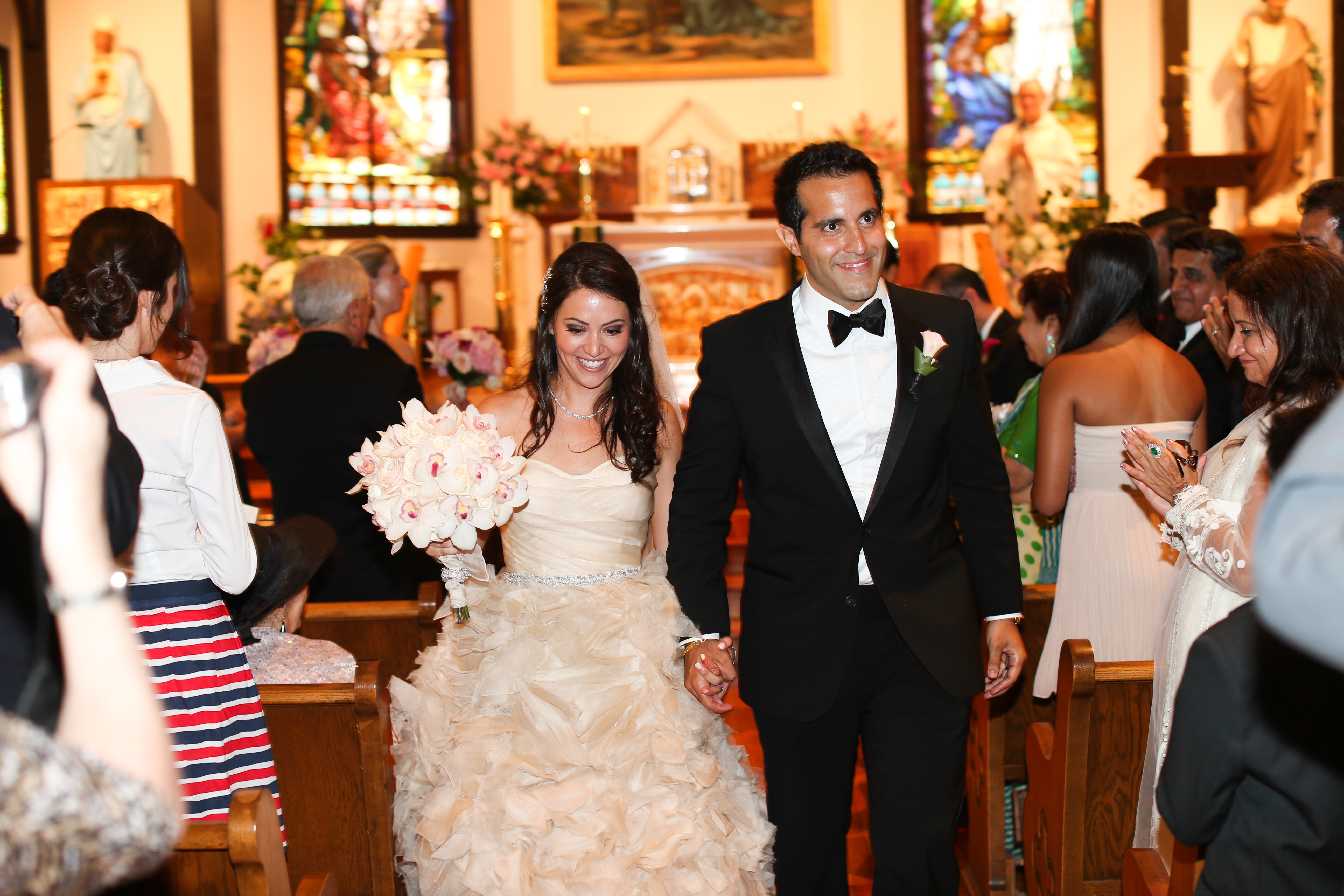 Amit and Katie at their western wedding