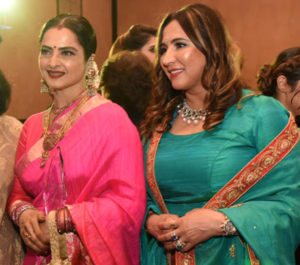 Rekha and Meera Gandhi