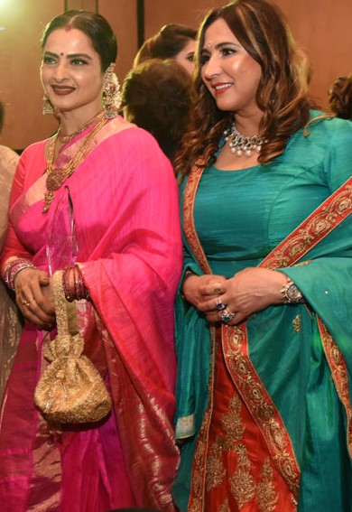 Rekha and Meera Gandhi