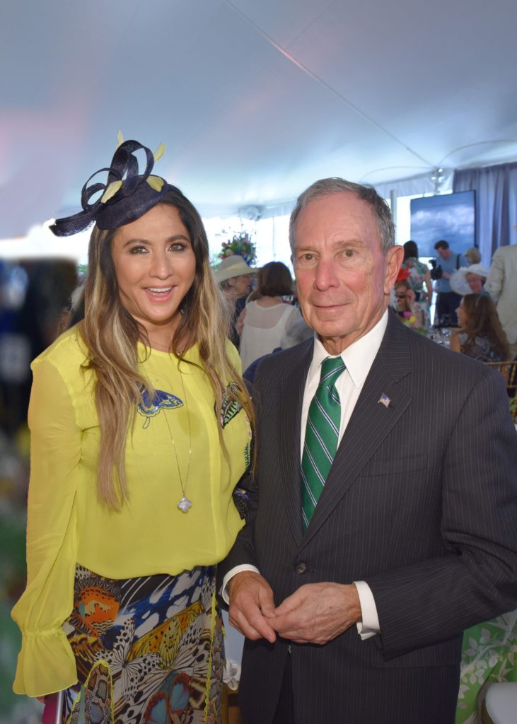Meera Gandhi and Mayor Michael Bloomberg