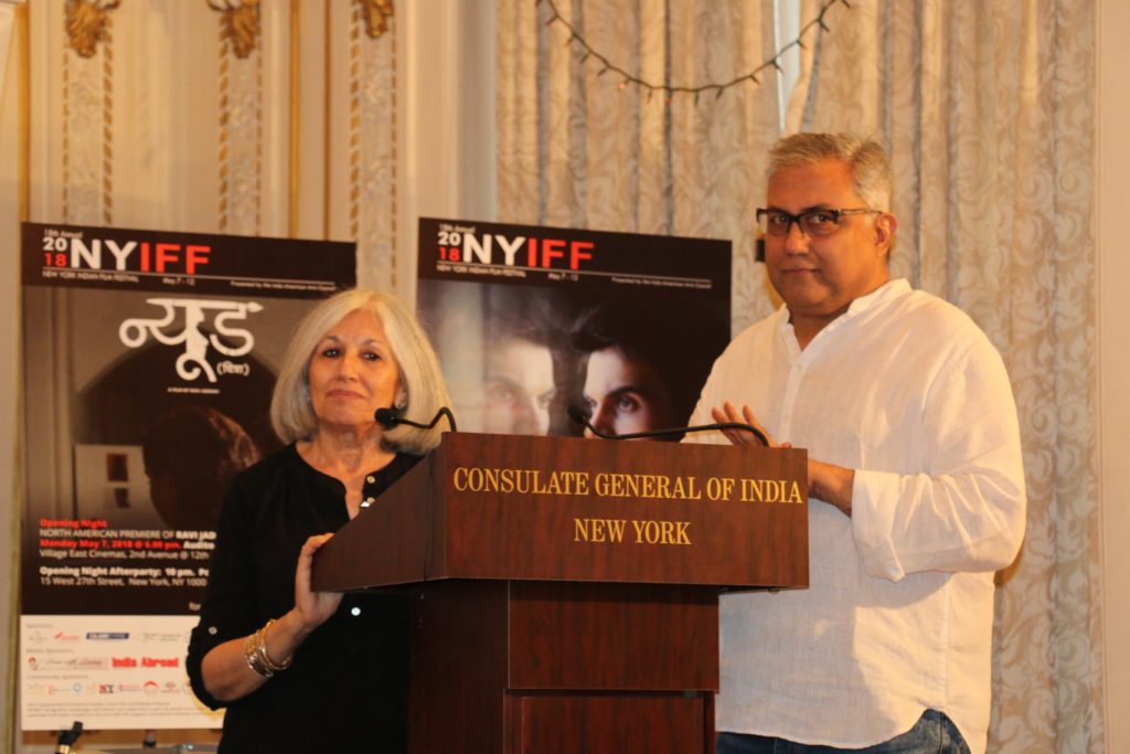 Aroon Shivdasani & Aseem Chhabra at NYIFF press conference