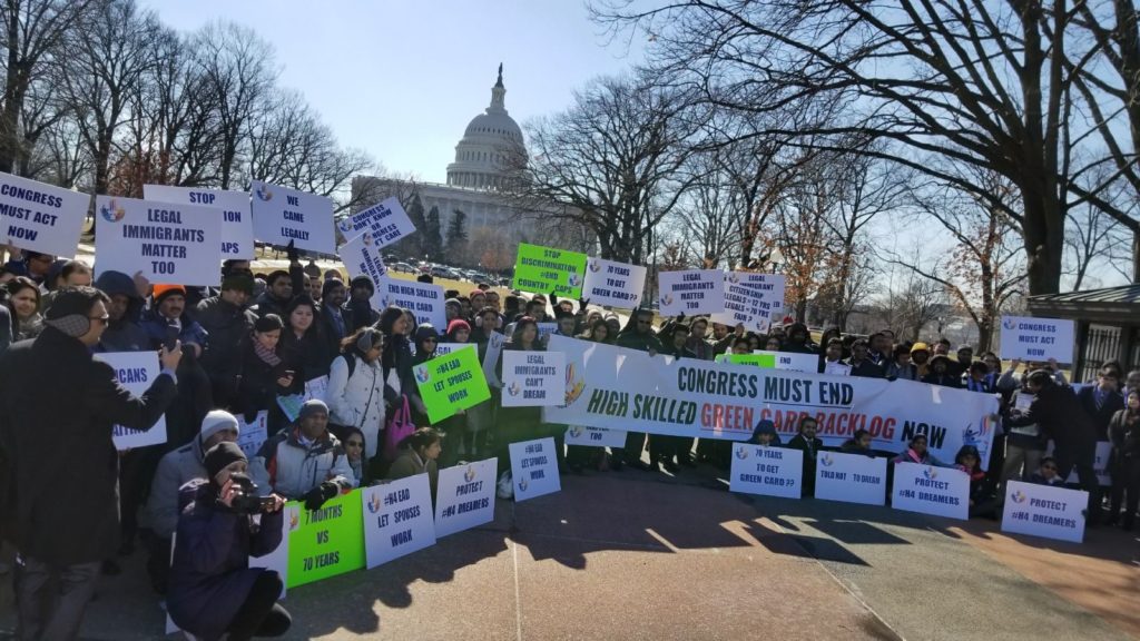 Protesting in Washington