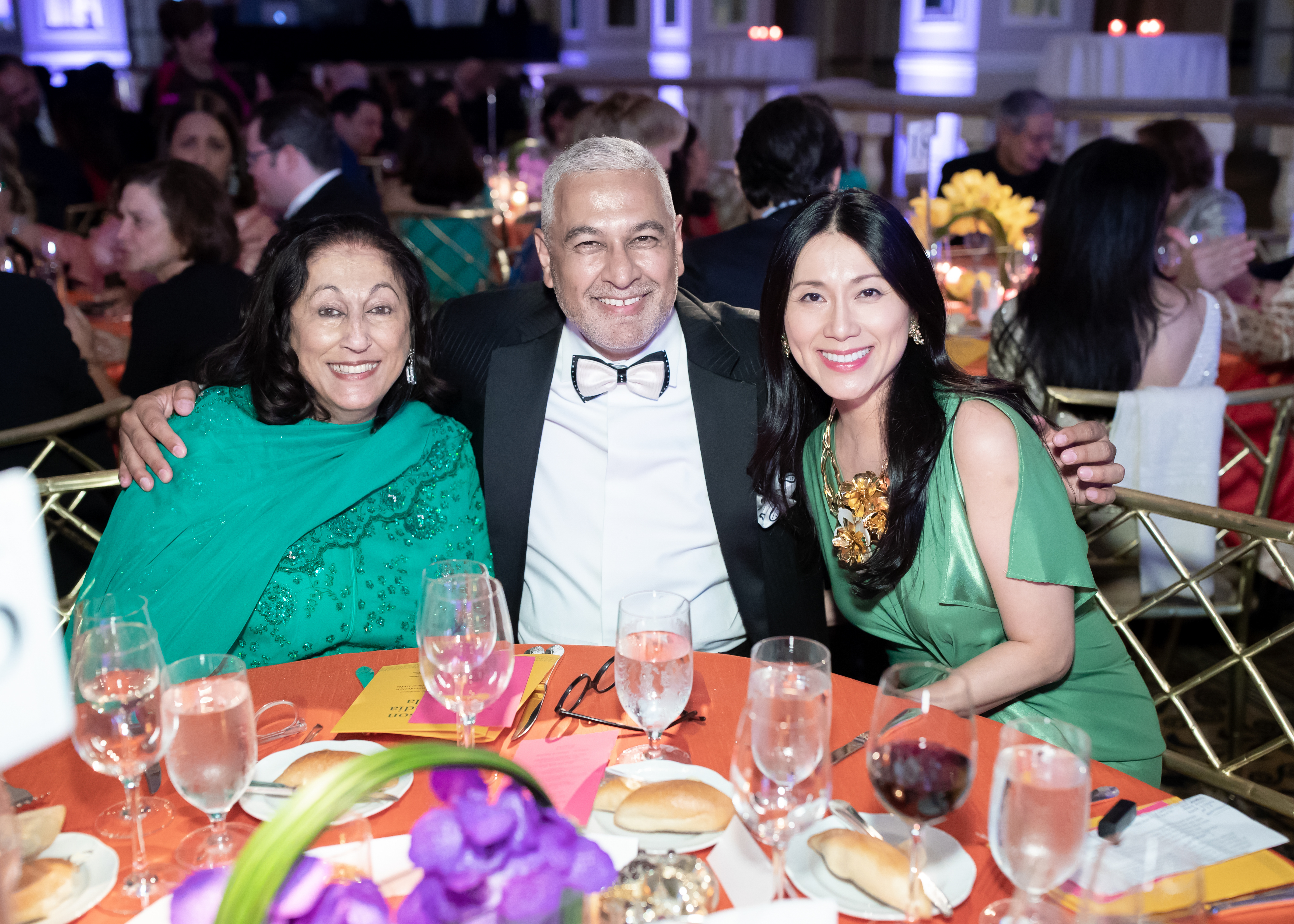 Kiran Nadar, Sunil Hirani, Agnes Hsu-Tang