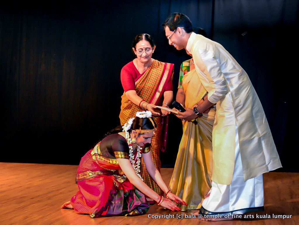 Storytelling through Bharatanatyam: 2015, Kuala Lumpur, after her second margam 