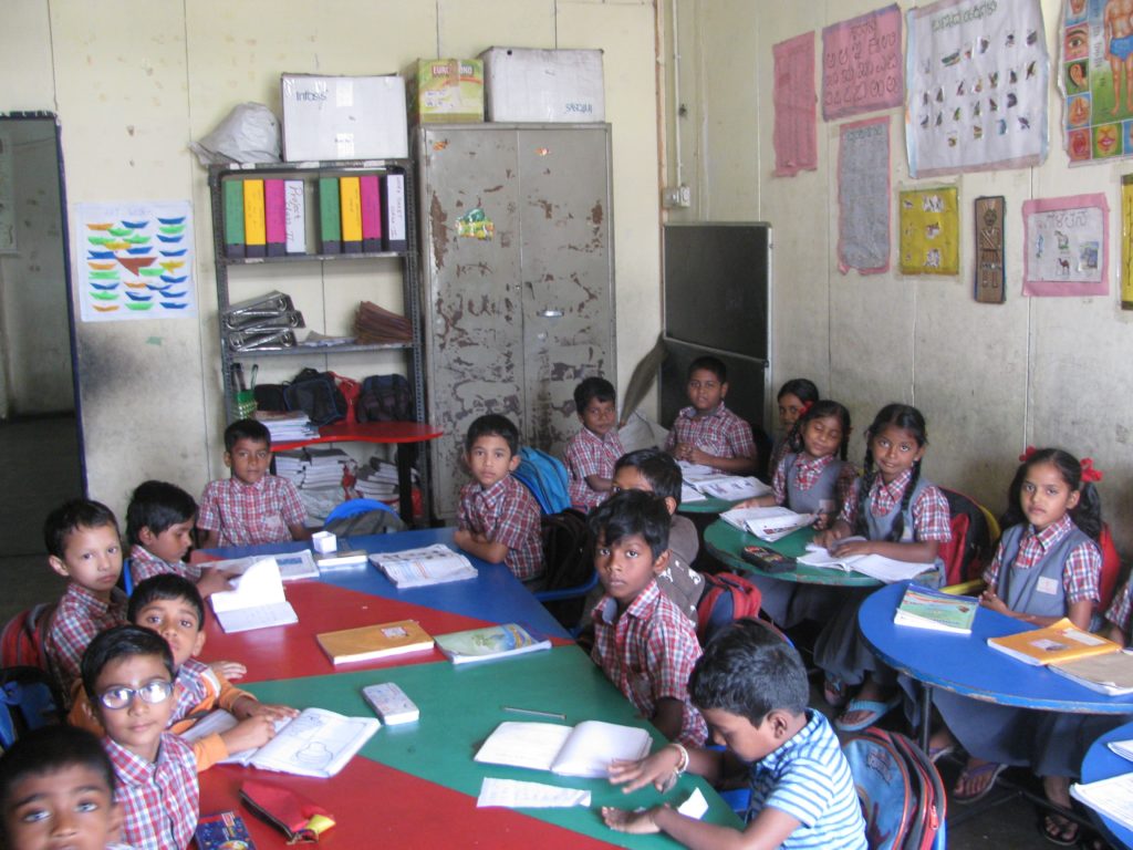 Children in Eklavya School in Bangalore