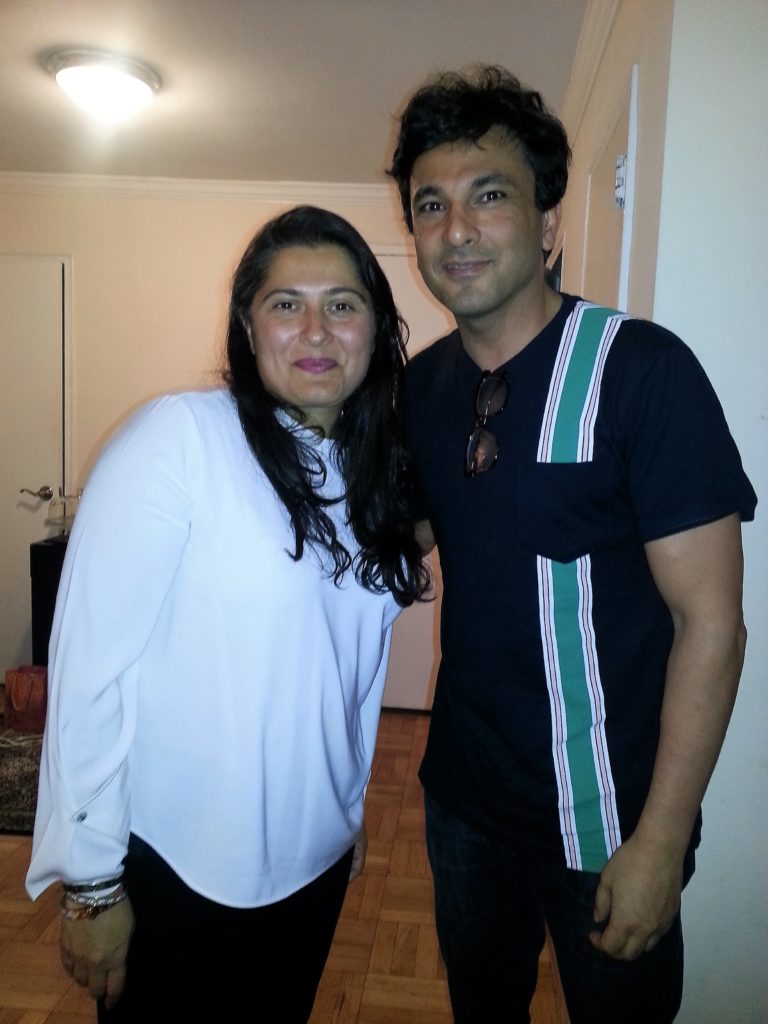 Sharmeen Obaid-Chinoy with Vikas Khanna