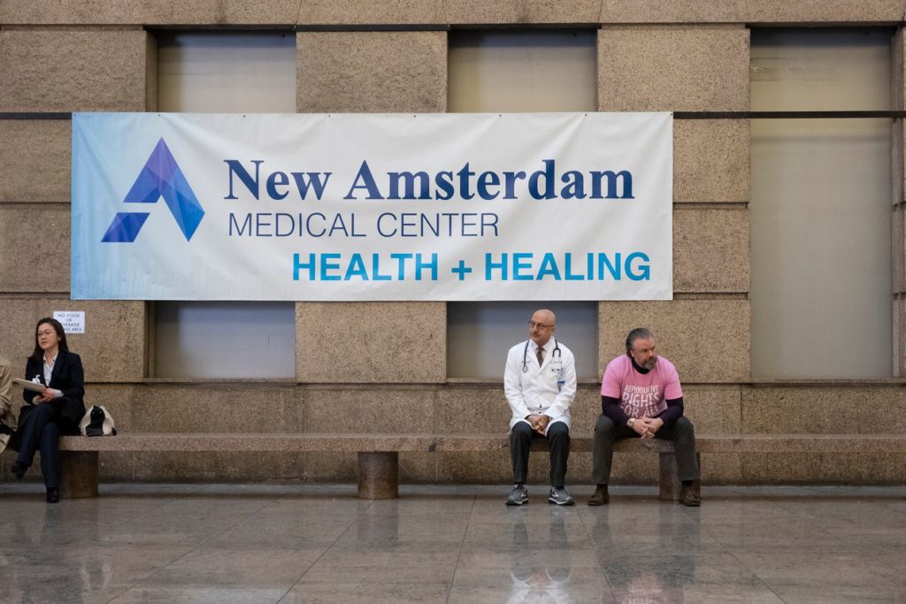 Anupam Kher and Tyler Labine in the the new episode of 'New Amsterdam'