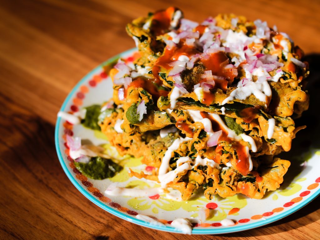 Kale Pakoda at Adda