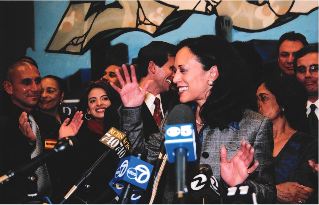Kamala Harris during campaign
