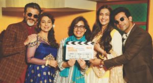 Shelly Chopra Dhar with cast of 'Ek Ladki'
