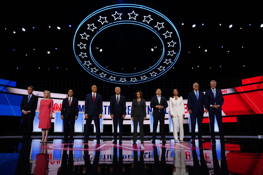CNN Democratic Debate - Photo courtesy CNN