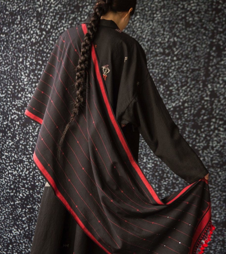 Issey Mikaye's HaaT collection - Indian textiles