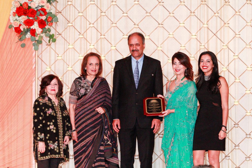 Lavina Melwani, Dina Pahlajani, Ramakrishna Raju, Poonam and Sunny Khubani