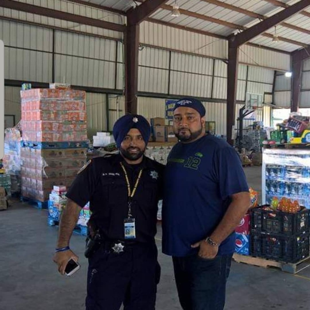 Dep. Sandeep Dhaliwal in Hurricane Katrina relief